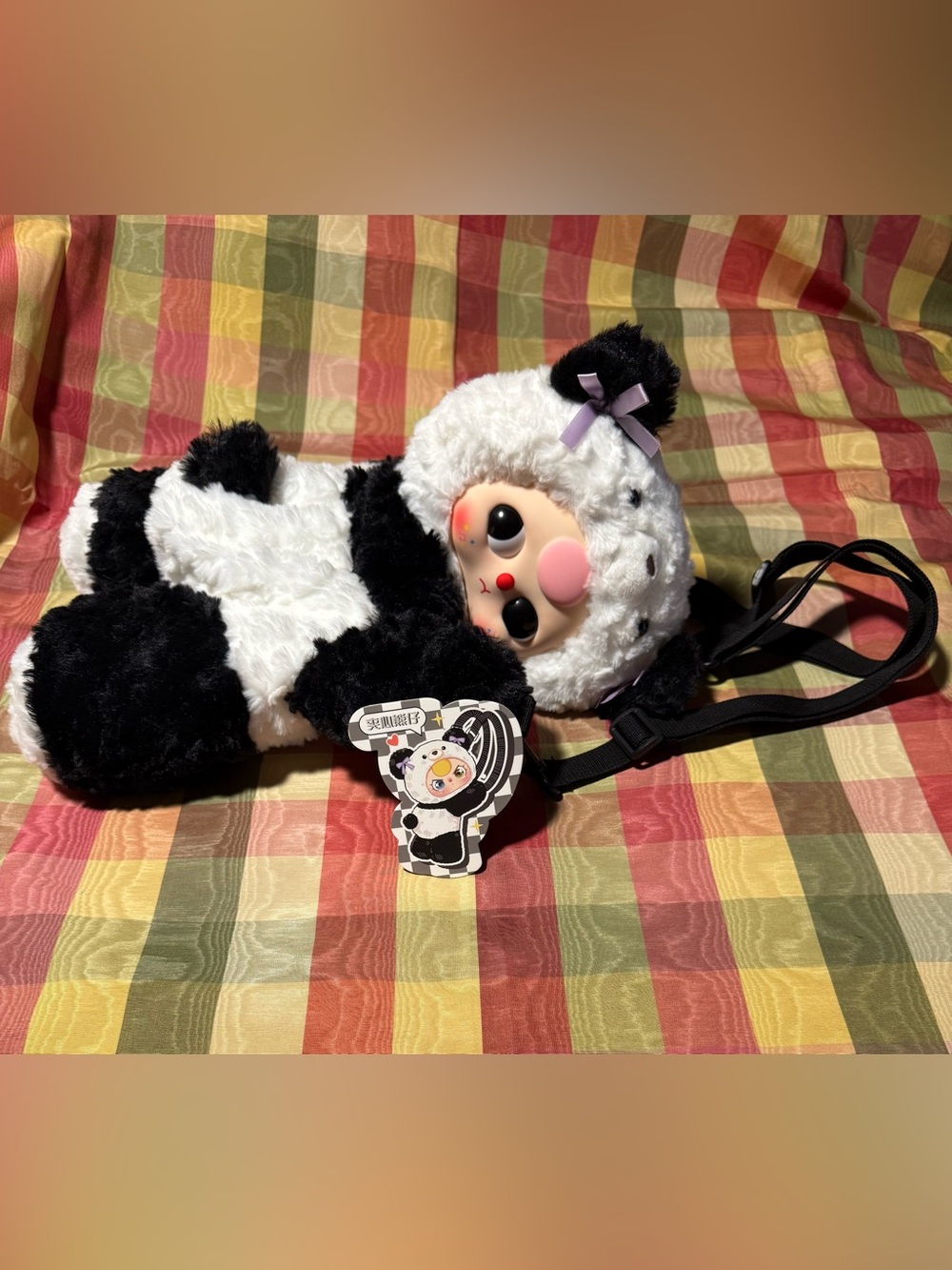 Baby Three 400% Confirmed Panda Hugging Backpack No Box
